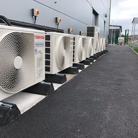 air conditioning units outside a building