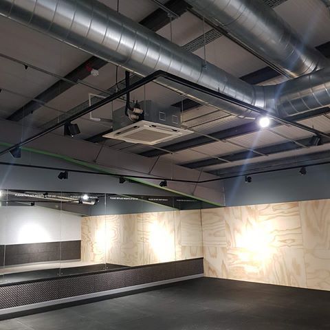 piping on a ceiling