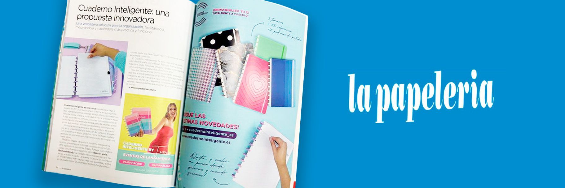 Participação do Caderno Inteligente na revista La Papelaria