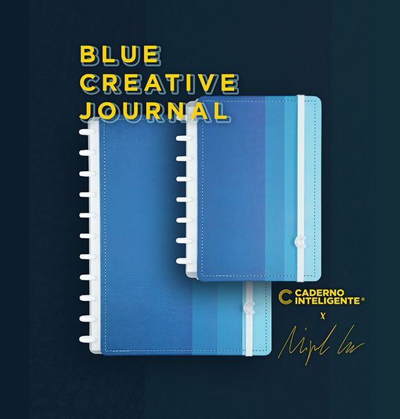 Caderno Inteligente Blue Creative Journal by Miguel Luz