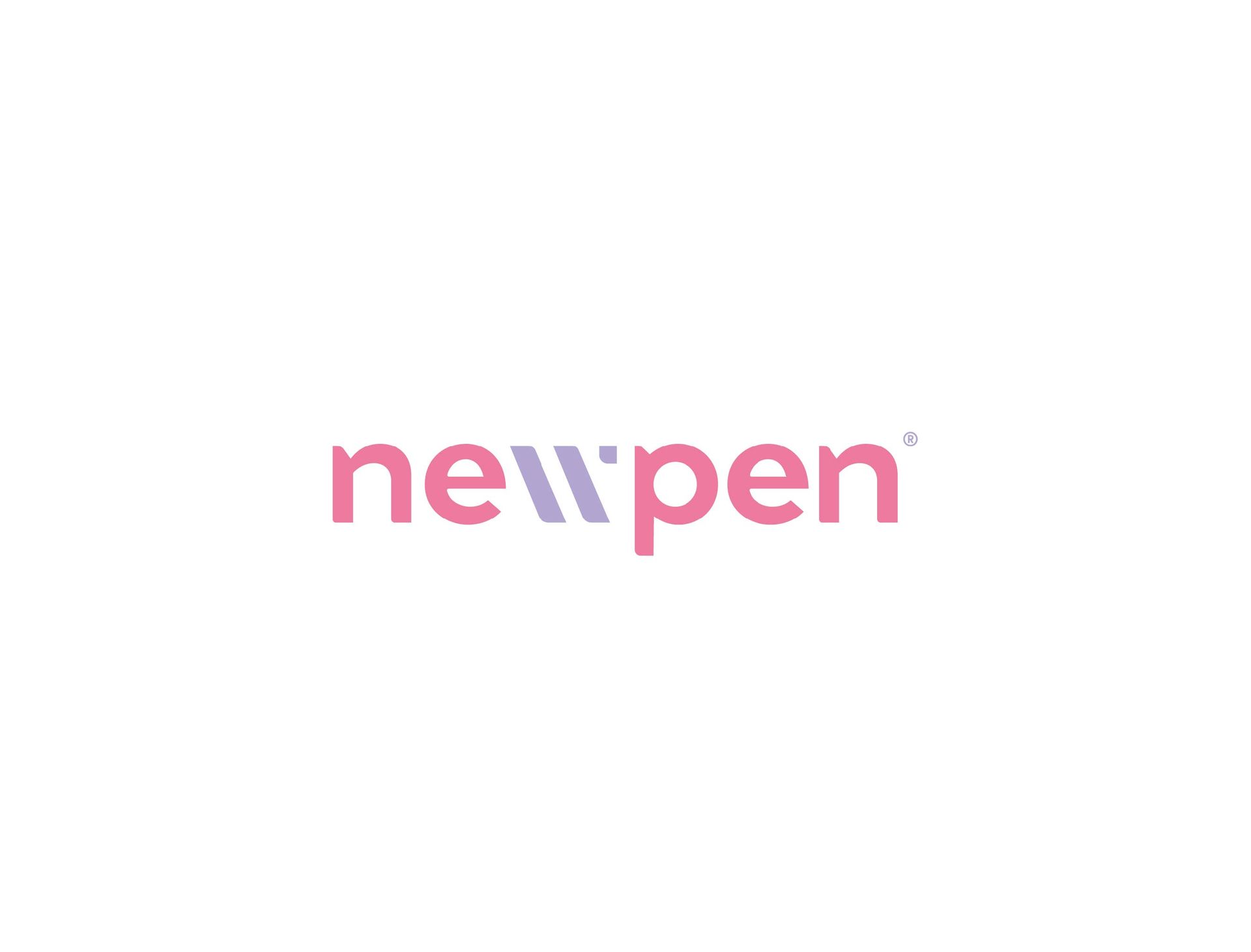 Logo da Newpen em fundo branco