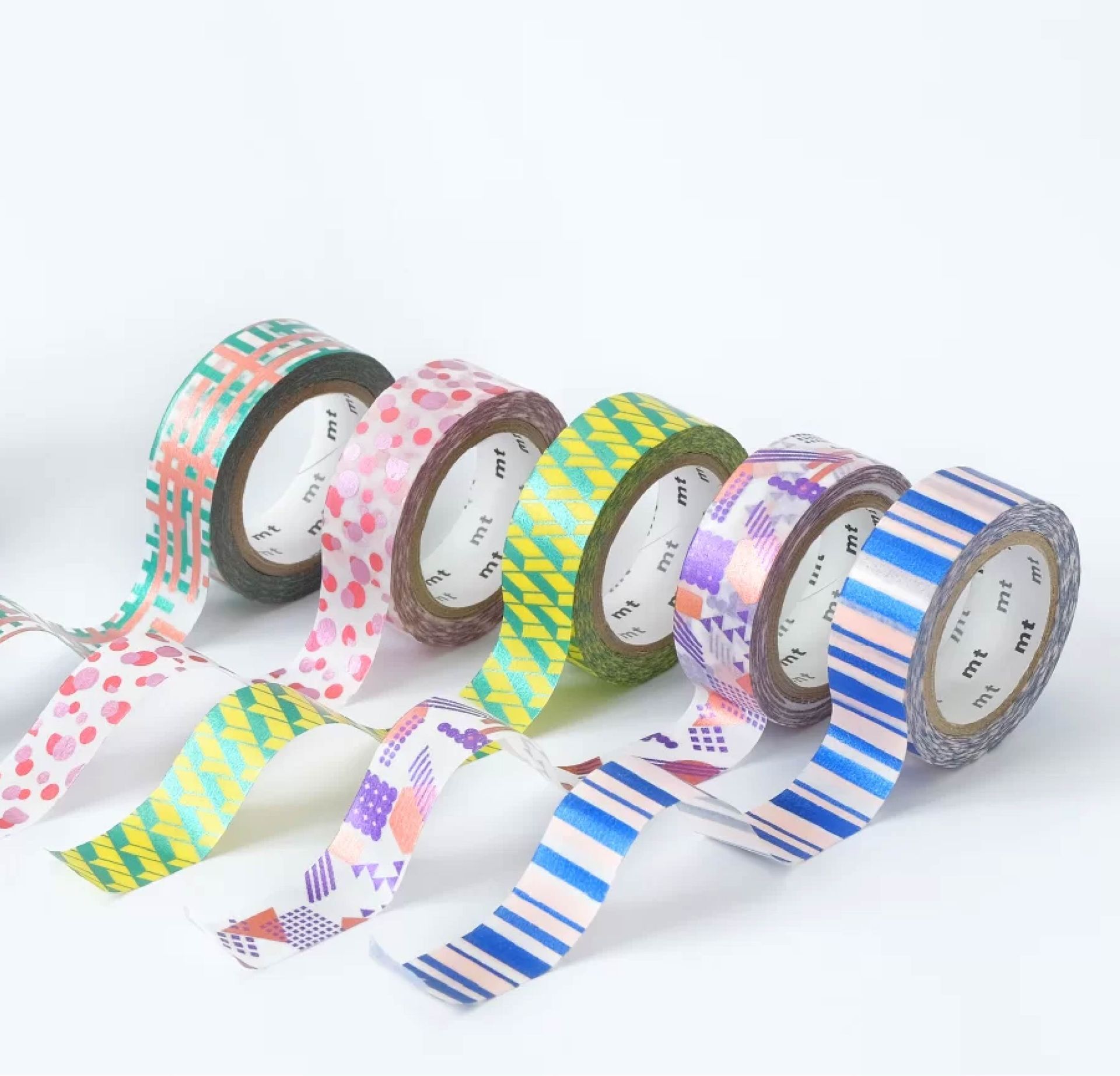 Washi Tapes by mt Masking Tape with patterns