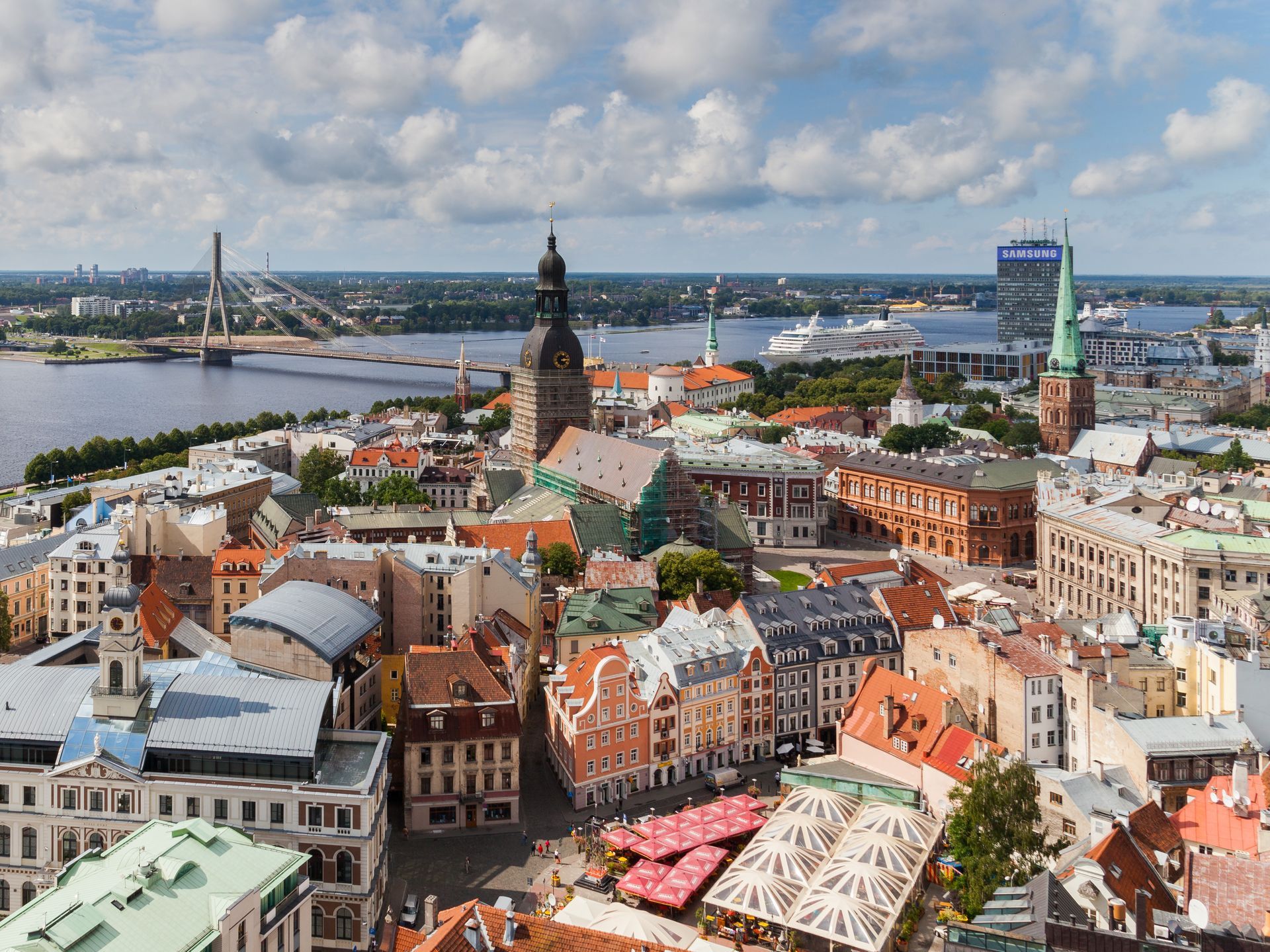 Old Town Riga from above
