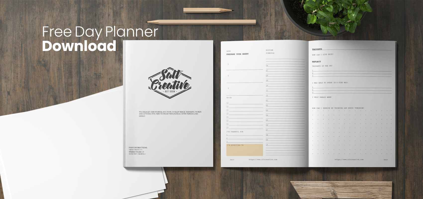 Printable Daily Planner Download