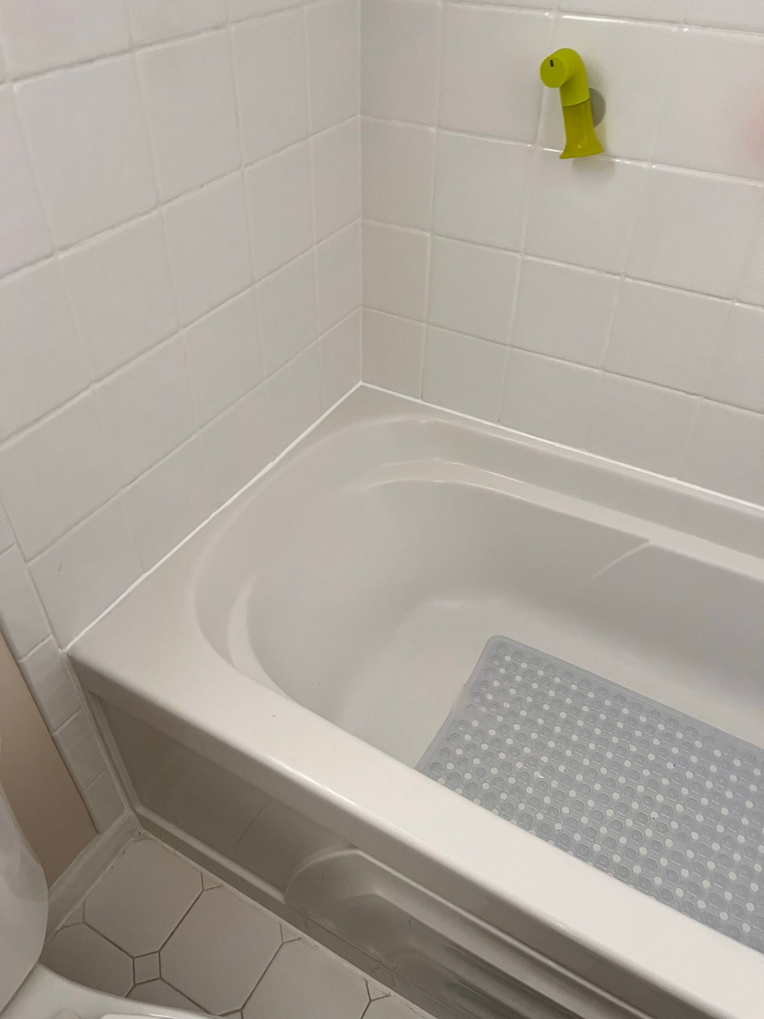 bathtub caulking replacement after getting moldy