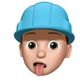 memoji making funny face