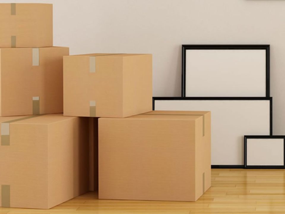 Abitazione con scatole