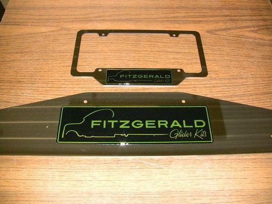License plate frame and base with 