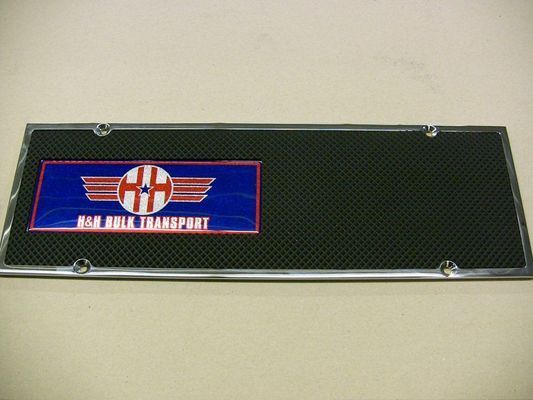 License plate frame with