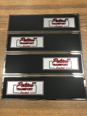 Four rectangular plates with