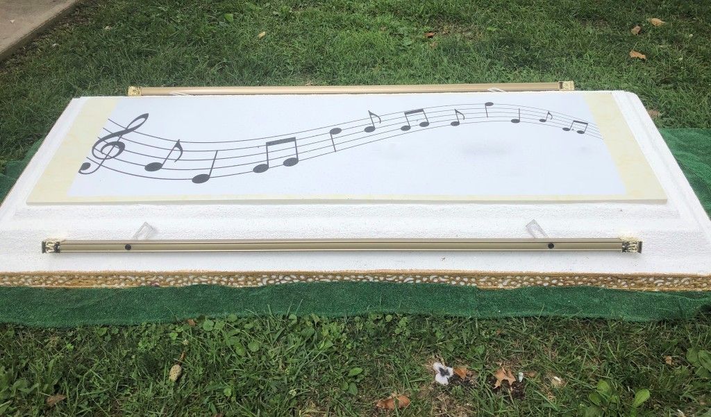 Vault with music notes