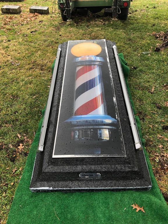 Vault with barber pole