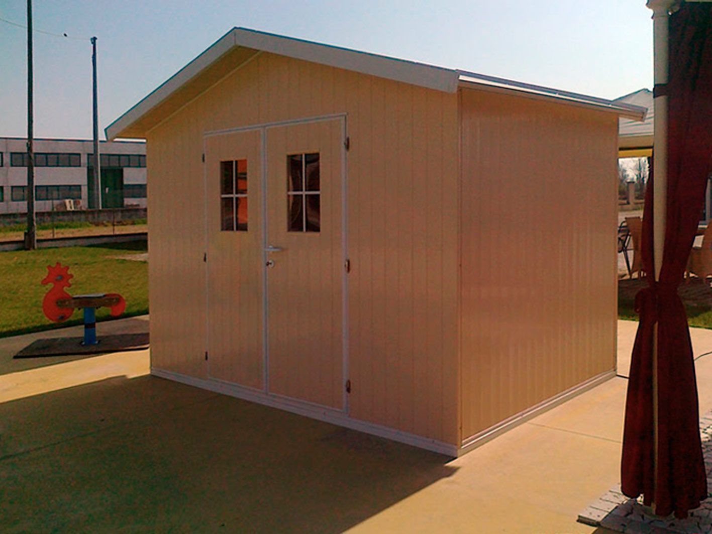 Casette da giardino in PVC