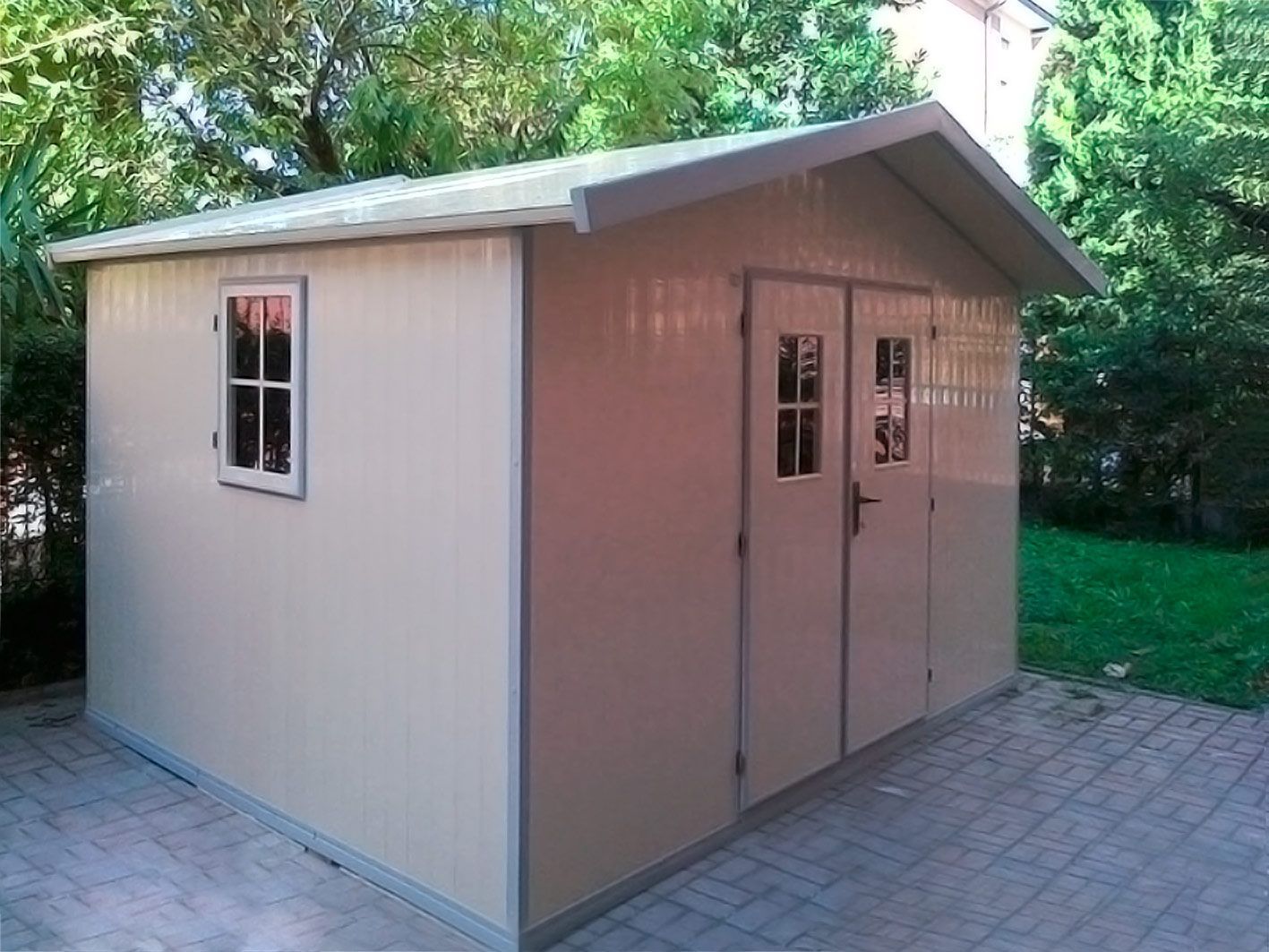 Casette da giardino in PVC