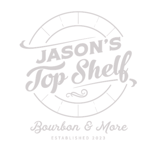 a logo for jason 's top shelf bourbon and more .