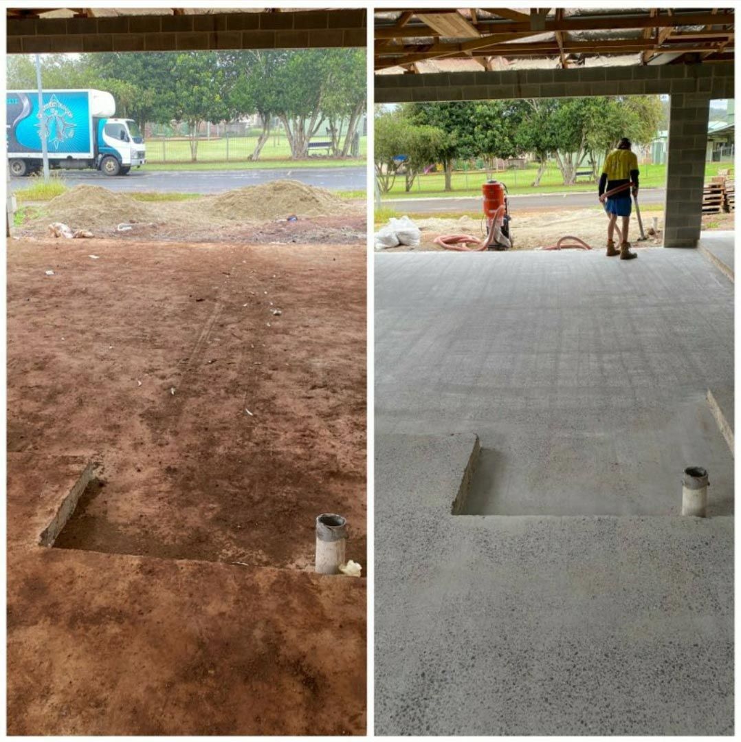 Flooring installation process before and after — Flooring in Moomin QLD