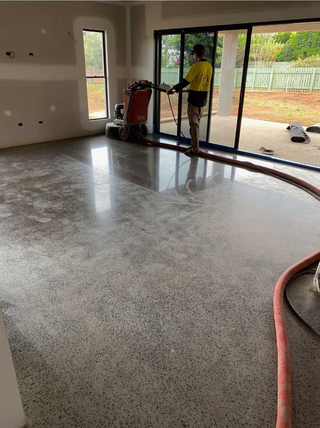 Polishing the floor — Flooring in Moomin QLD