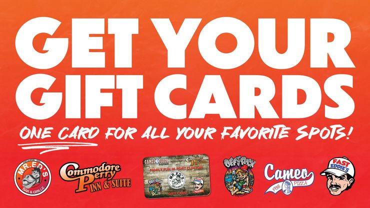 Mr Ed's Port Clinton Gift Cards available now!