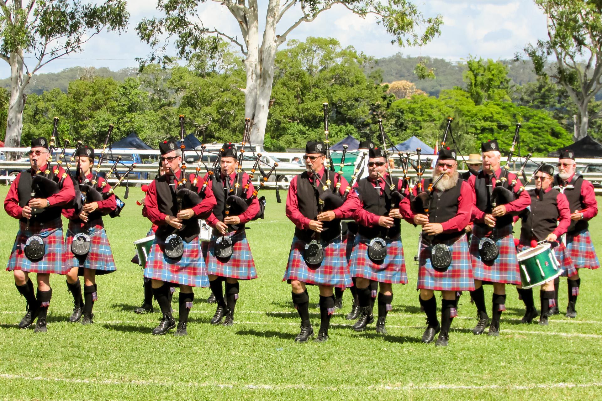 Pipe Bands Maclean Highland Gathering
