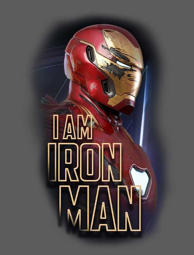 A poster of iron man with the words `` i am iron man ''