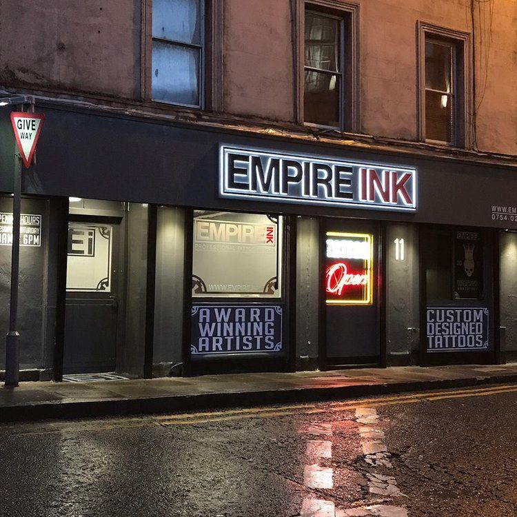 Empire ink is a tattoo shop that offers award winning artists