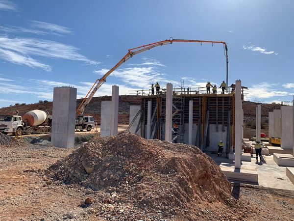 formwork and steel fixing