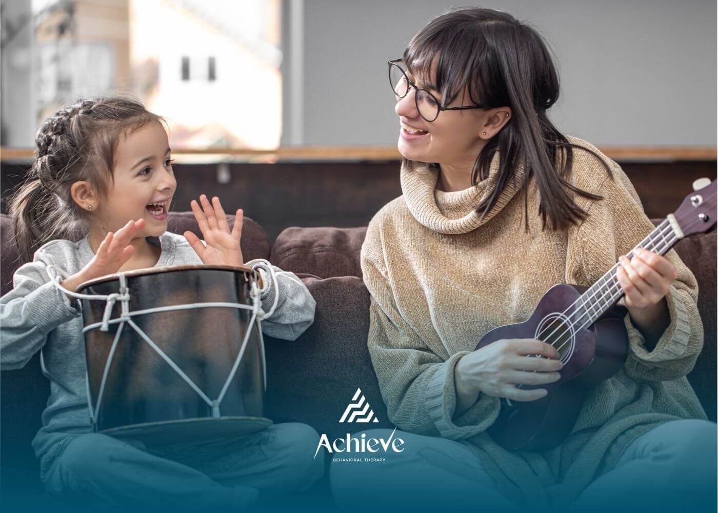 ABA therapy using music and play to support communication skills