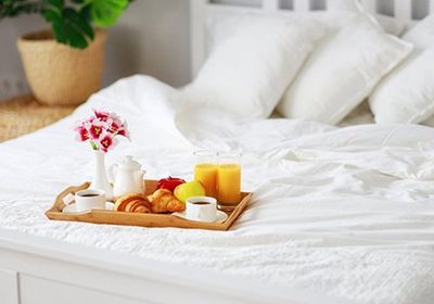 Breakfast in Hotel Bed — Richmond, VA — Affordable Trash Removal, LLC