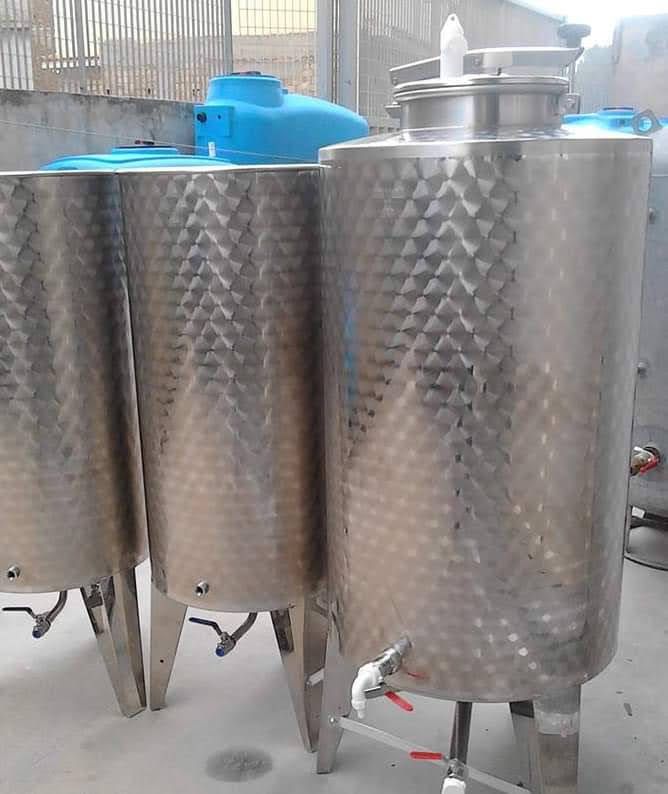 serbatoio acciaio inox
