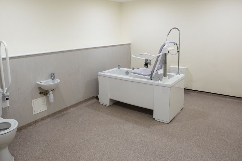 Bathroom for people with disabilities.
