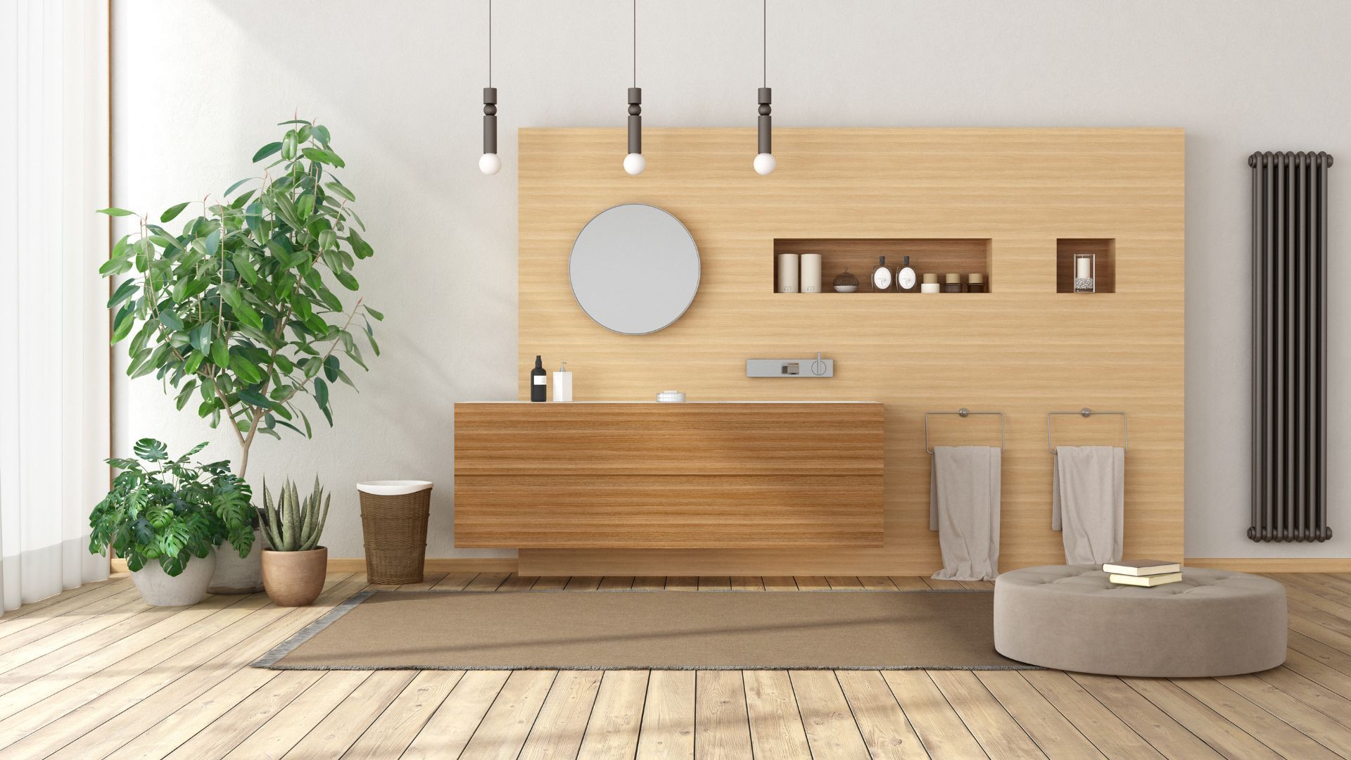 Furniture to decorate your modern bathroom