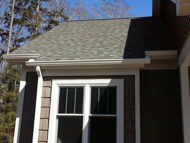 Gutter Cleaning — Front View of House and Gutter in Lagrange, IL