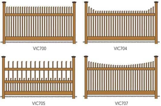 Victorian Picket Fences — Fences Installations in Emerson, NJ