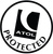 Atol A black and white logo for a company called atol protected.