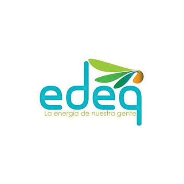 A logo for edeq la energia de nuestra gente