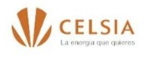 Celsia la energia que quieres logo on a white background