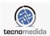 Es un logotipo para una empresa llamada tecnomedida.