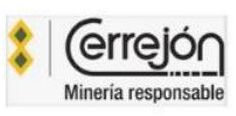 A logo for a company called cerrejon mineria responsable.