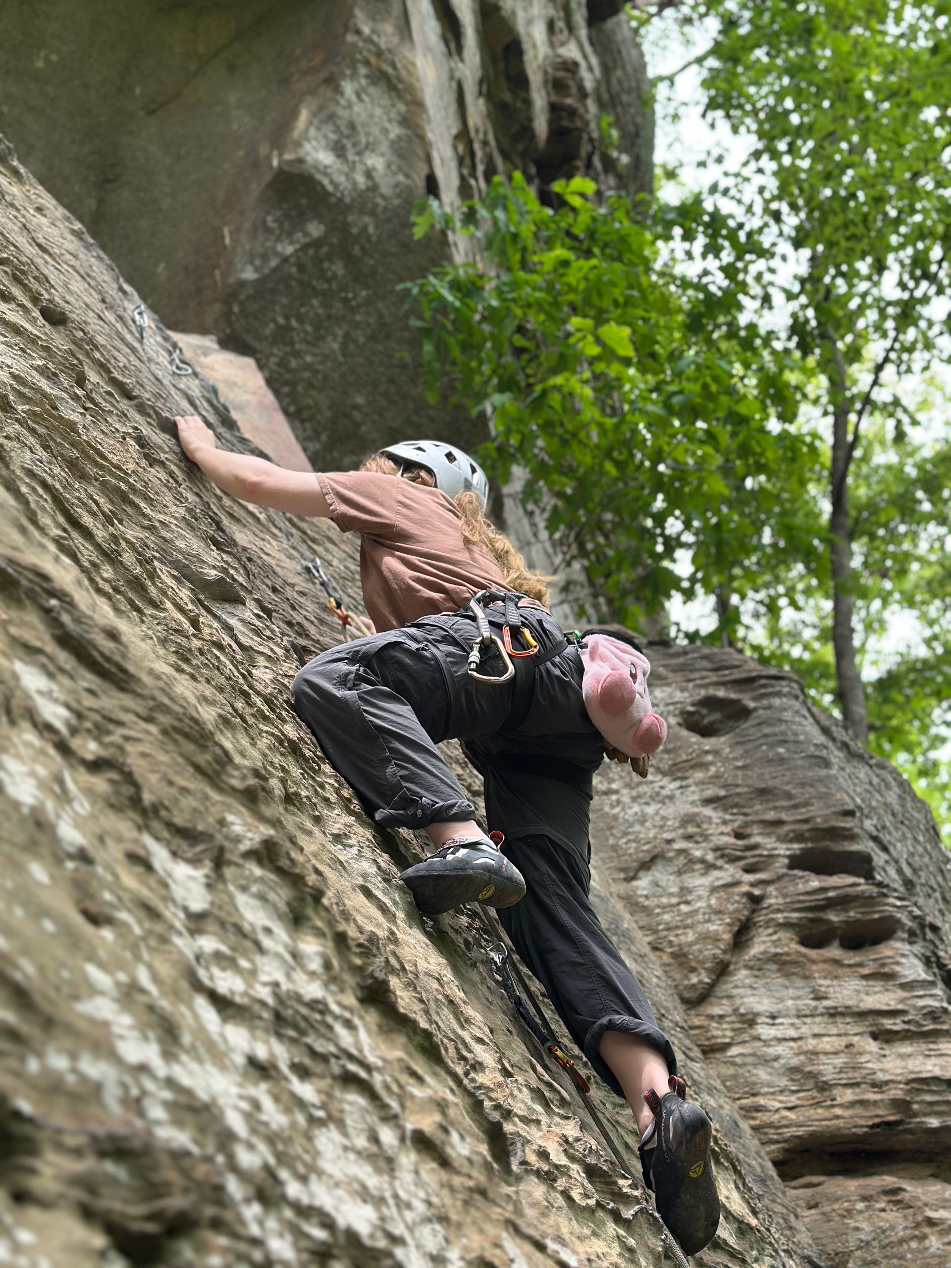 working with a red river gorge climbing guide can help you access new climbs