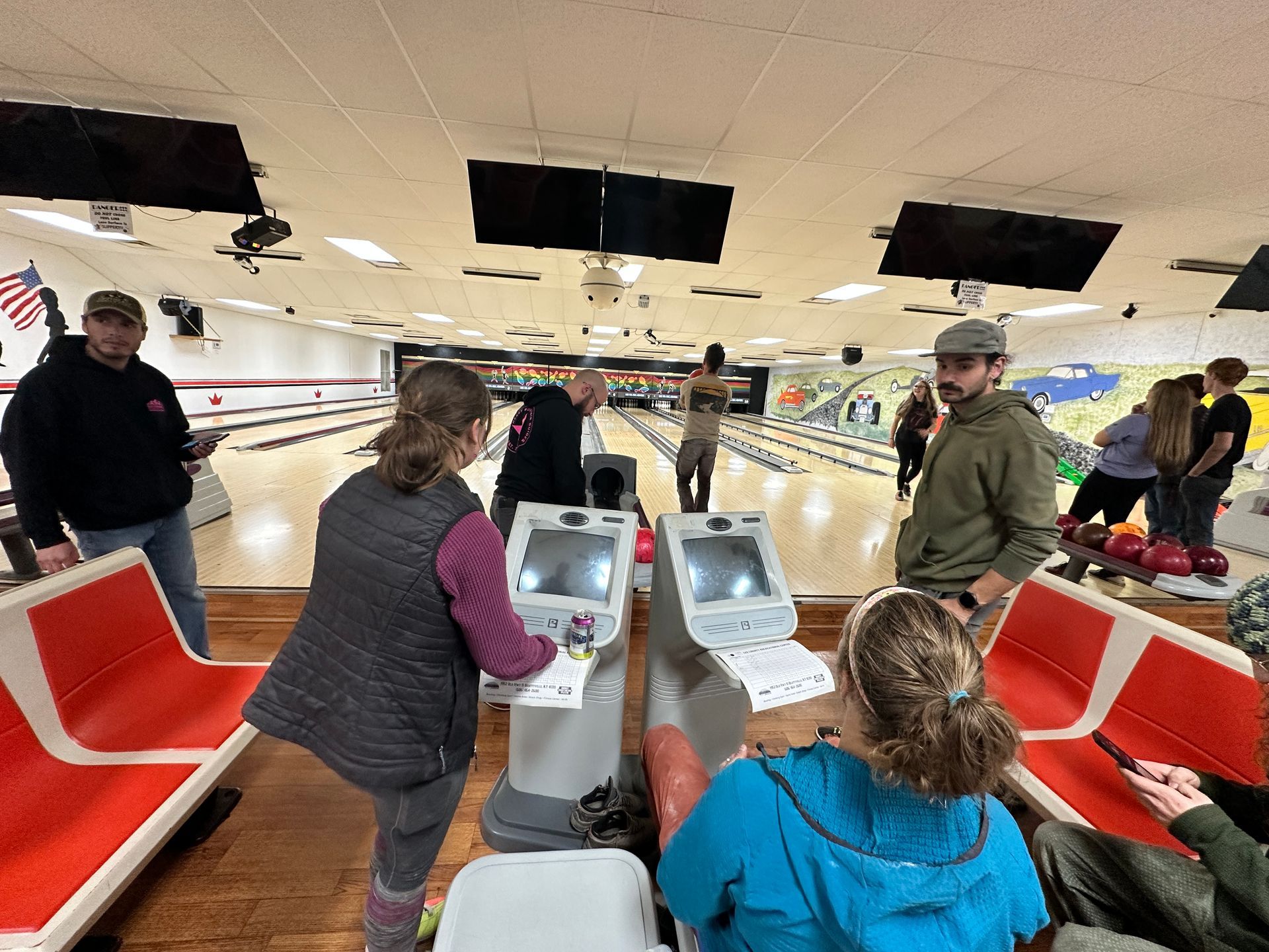 bowling at lee county recreation center
