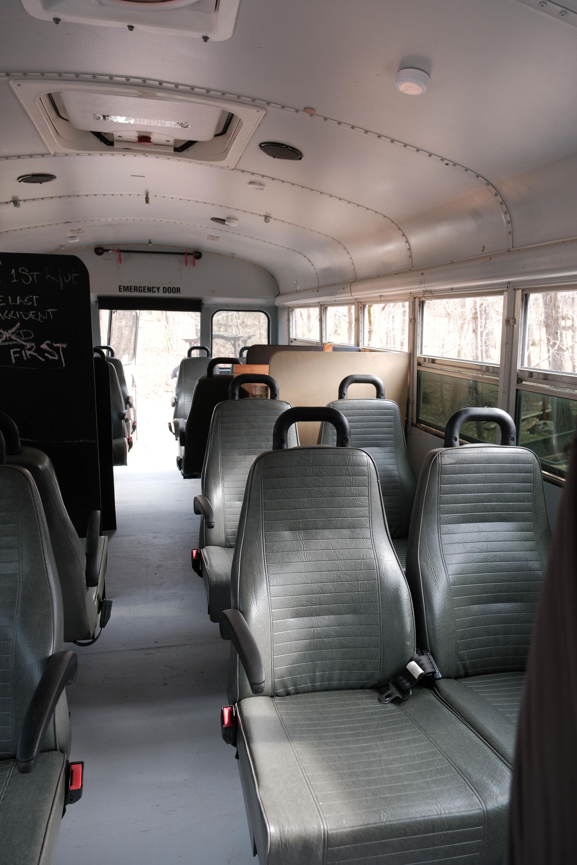 red river gorge shuttle bus interior