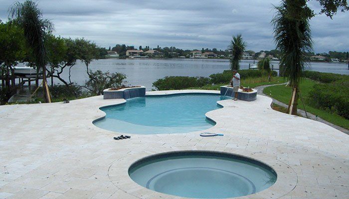 Custom Shaped Pool - Pool & Deck Construction in Sarasota, FL