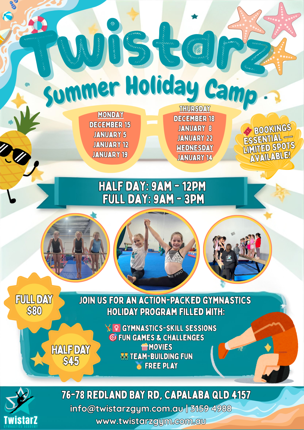 School holiday camp.