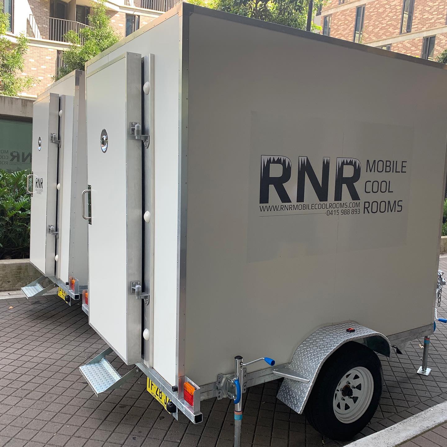 Two Mobile Cool Rooms — Auburn, NSW — RNR Mobile Cool Rooms