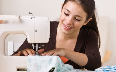 Lady Using Sewing Machine | Greenville, NC | Sewing Creations