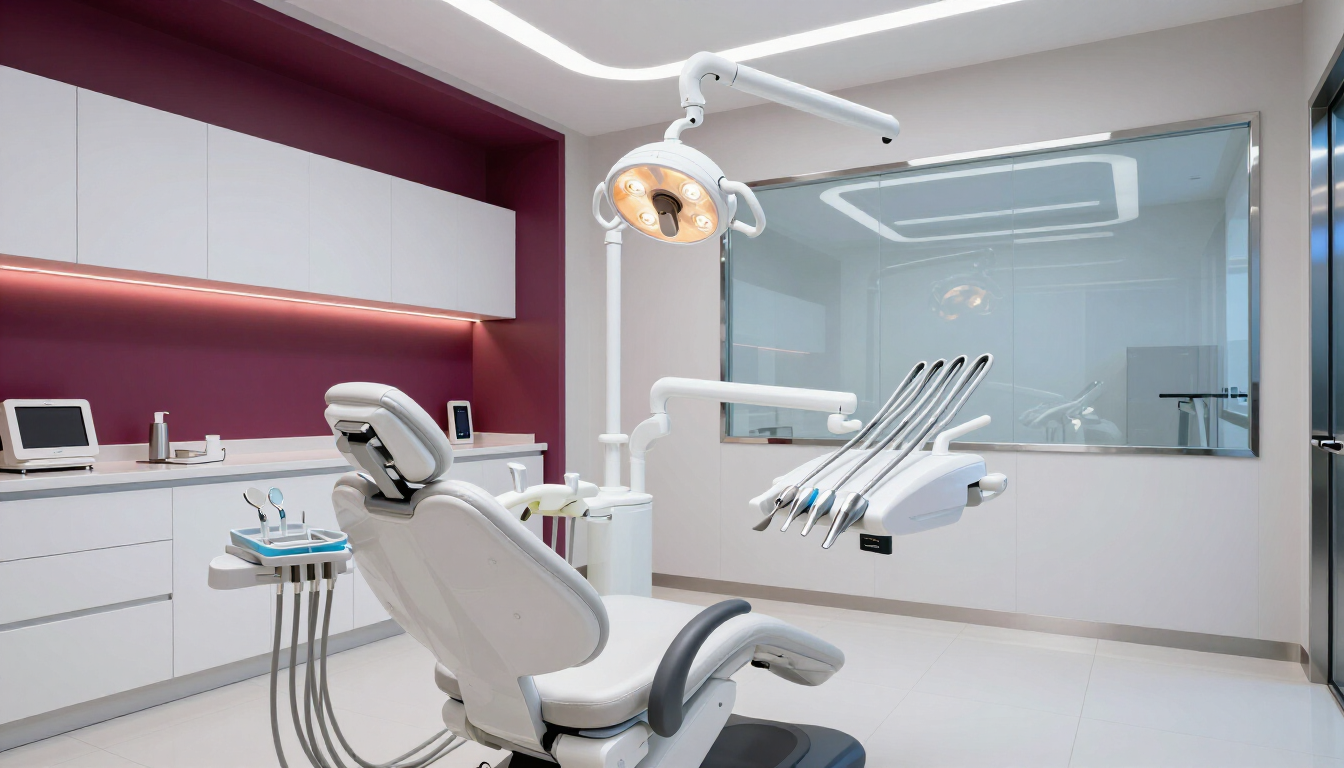 Consultorio dental moderno con tecnología avanzada
