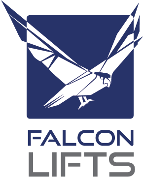 Falcon lifts logo with a bird in a square
