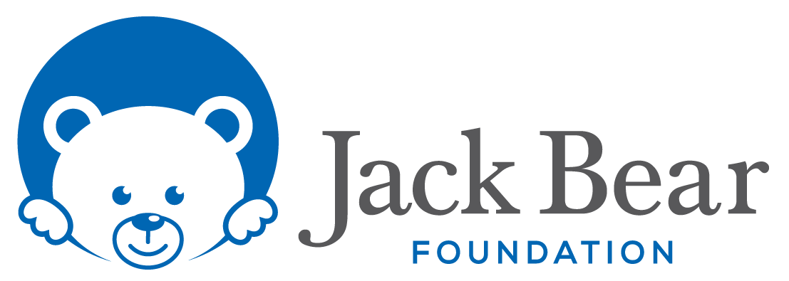 Jack Bear Foundation logo with a blue bear, symbolizing support and charitable outreach