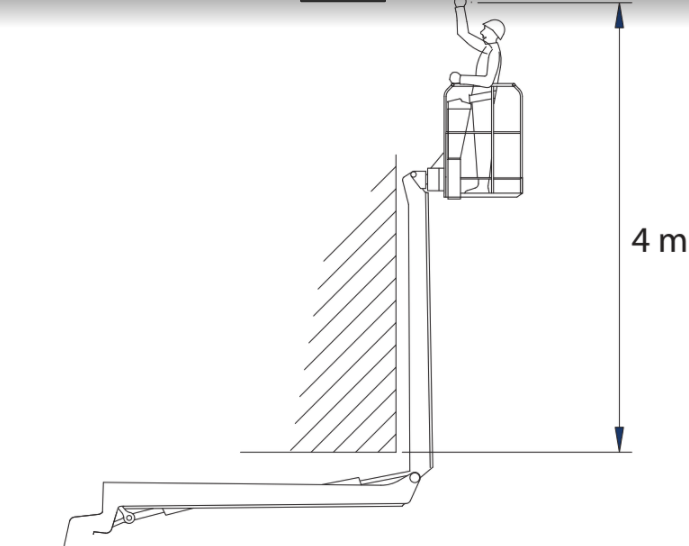 A black and white drawing of a man sitting in a bucket.