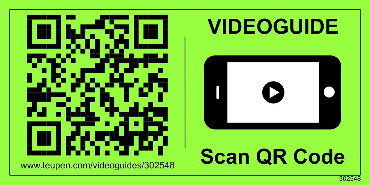 A qr code that says videoguide on it